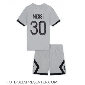 Paris Saint-Germain Lionel Messi #30 Bortatröja Barn 2022-23 Kortärmad (+ korta byxor)